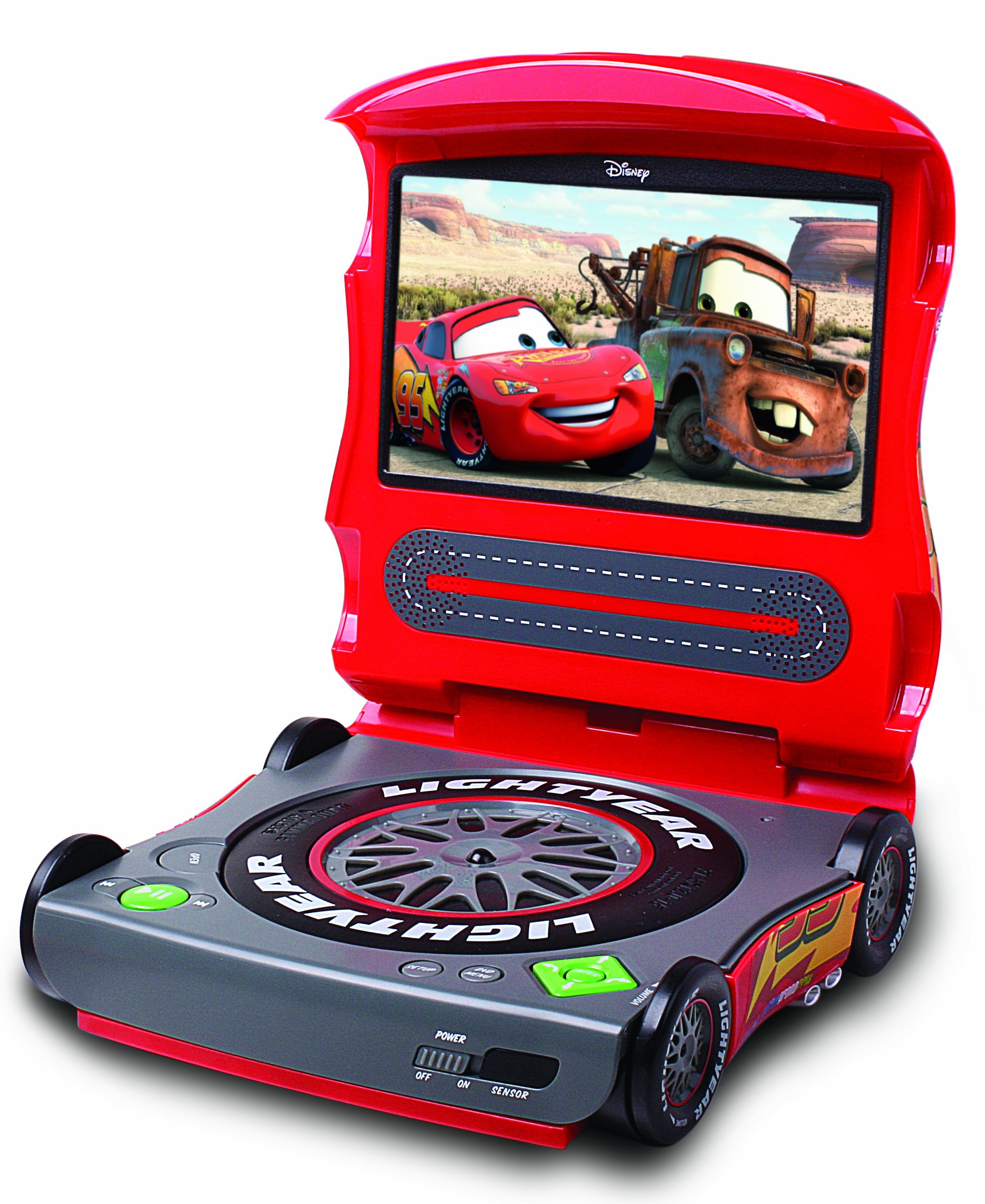Starlite Disney Cars C7200PD 7-Inch Portable DVD Player (Red